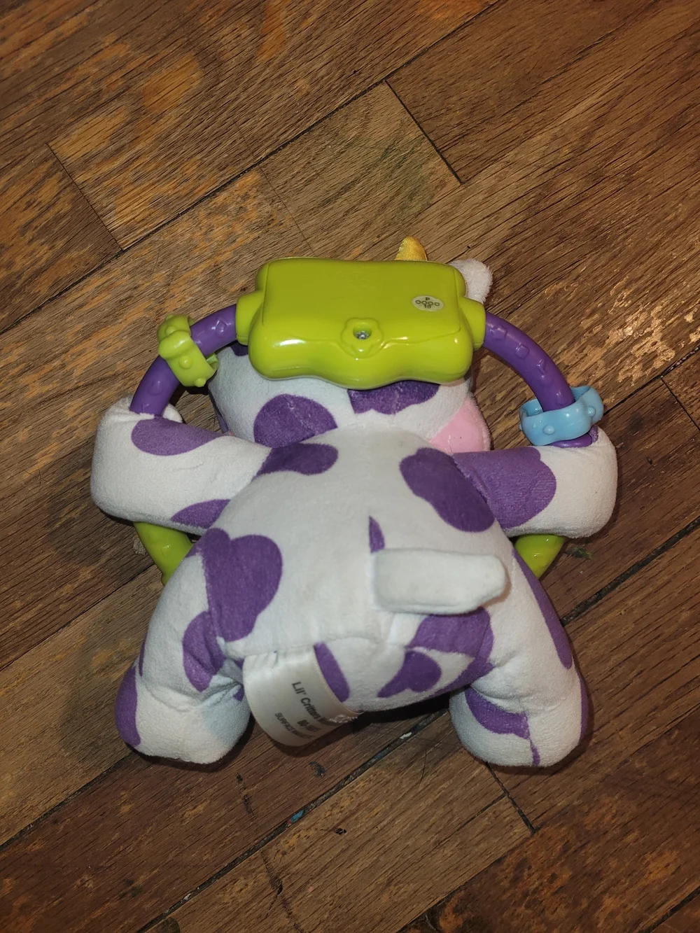 Vtech Purple & White Plush Cow Activity Toy with Lights and Sounds